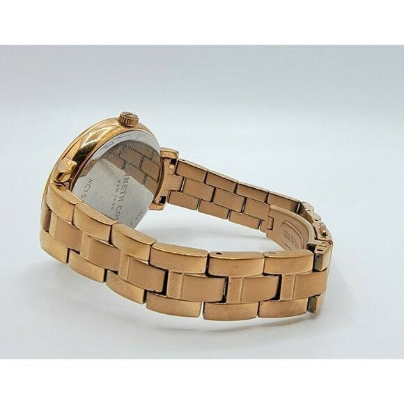 Ladies Kenneth Cole KC15173008 Pink MOP Rose Gold Quartz Watch New Battery - Picture 7 of 10